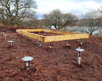 Timber Frame On Ground Screws