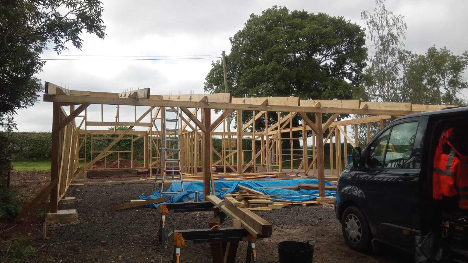 Timber frame multi-use barn