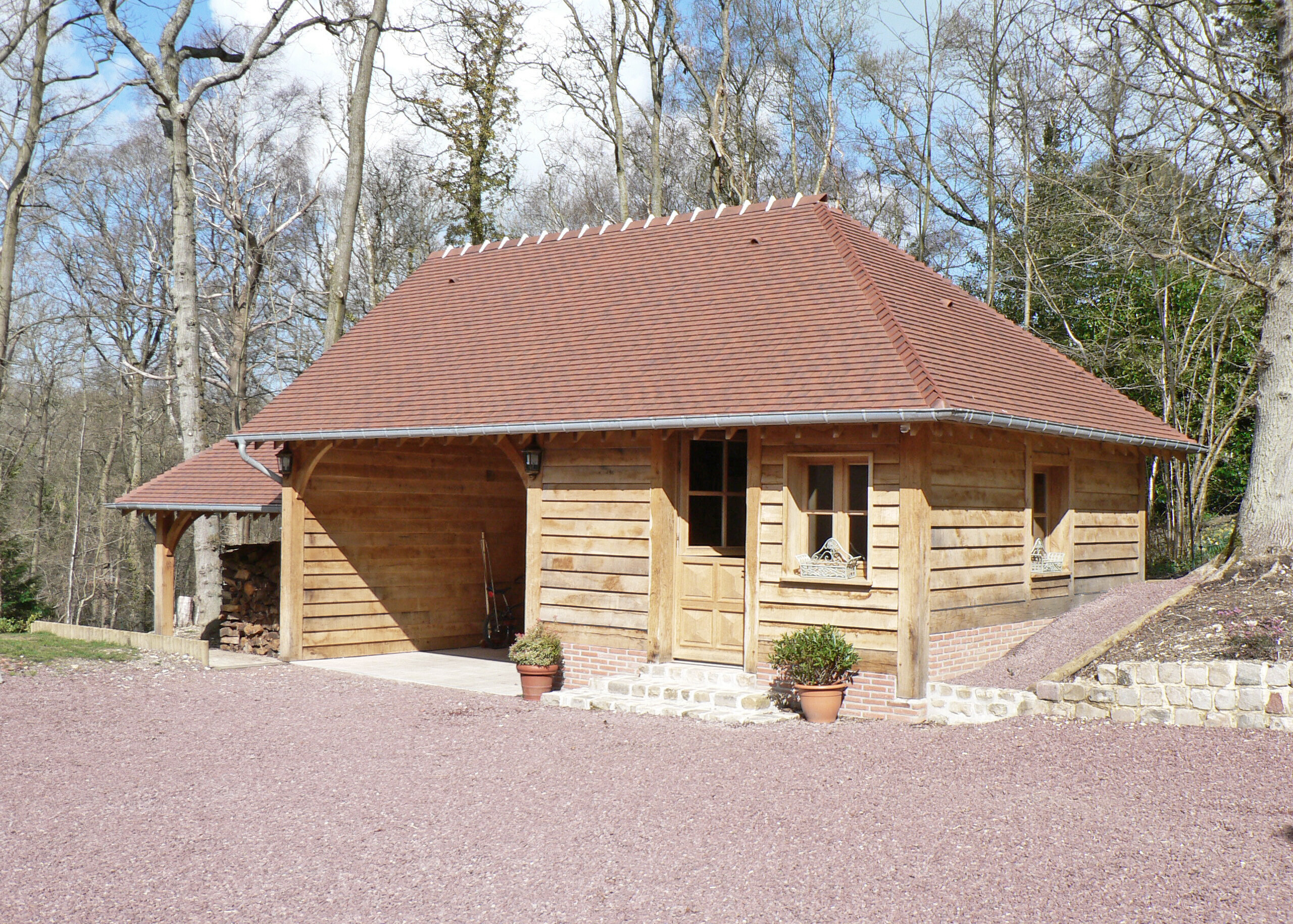 Oak Frame Garage